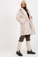 Płaszcz Model TW-PL-2118.95P Light Beige - Och Bella - uniwersalny