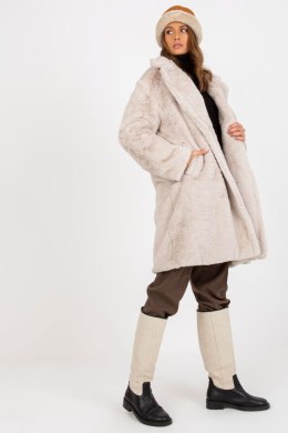 Płaszcz Model TW-PL-2118.95P Light Beige - Och Bella - uniwersalny