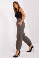 Spodnie Damskie Model TW-SP-OB056.86P Khaki - Och Bella - XL