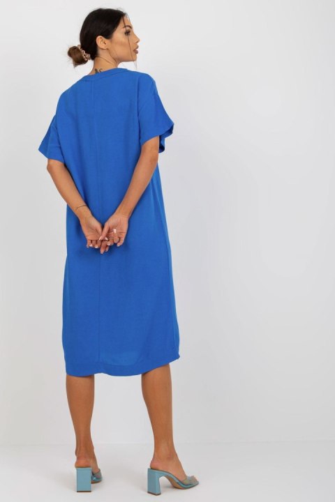 Sukienka Model TW-SK-BE-AZ101.40P Blue - Och Bella - S Sukienka Model TW-SK-BE-AZ101.40P Blue - Och Bella - S