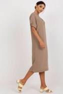 Sukienka Model TW-SK-BE-AZ101.40P Dark Beige - Och Bella - M