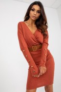 Sukienka Model TW-SK-BE-BQ183.19 Dark Orange - Och Bella - XL