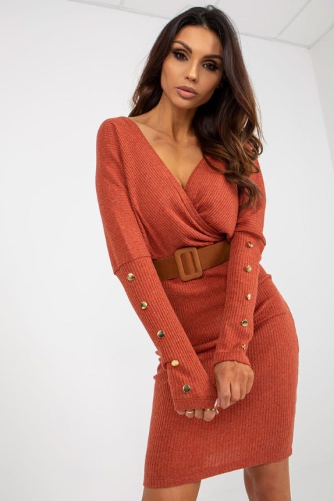 Sukienka Model TW-SK-BE-BQ183.19 Dark Orange - Och Bella - XL