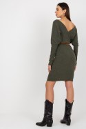 Sukienka Model TW-SK-BE-BQ183.19 Khaki - Och Bella - L