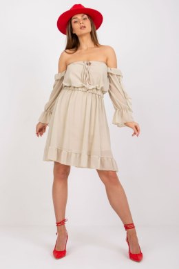 Sukienka Model TW-SK-BI-1189.47 Beige - Och Bella - uniwersalny