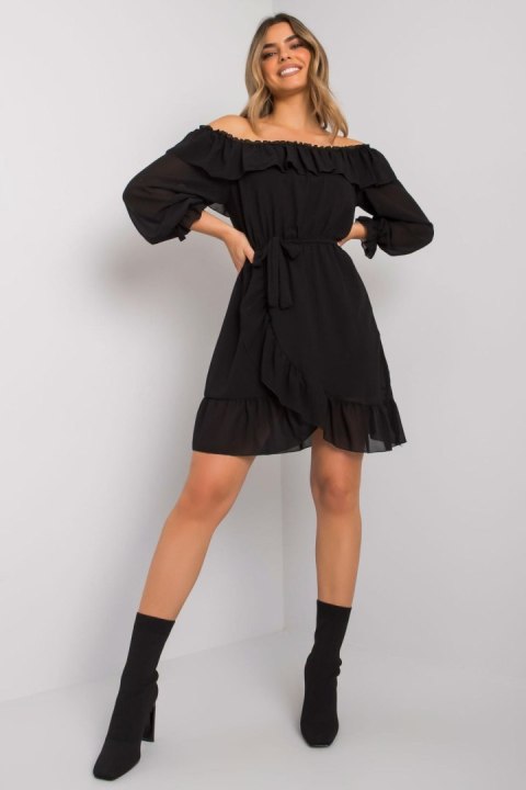 Sukienka Model TW-SK-BI-1203.72P Black - Och Bella - uniwersalny Sukienka Model TW-SK-BI-1203.72P Black - Och Bella - uniwersalny