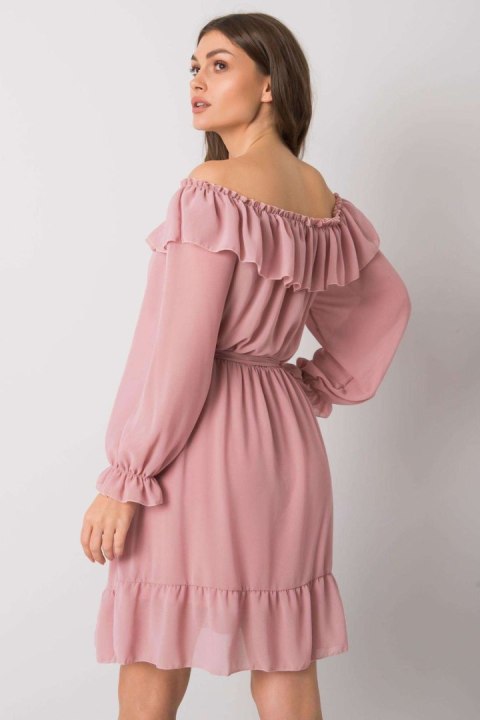 Sukienka Model TW-SK-BI-1203.72P Pink - Och Bella - uniwersalny Sukienka Model TW-SK-BI-1203.72P Pink - Och Bella - uniwersalny