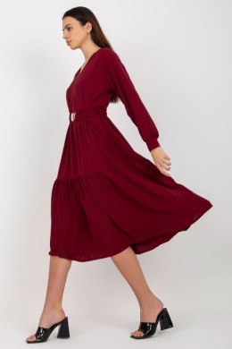 Sukienka Model TW-SK-BI-2021706.93P Bordo - Och Bella - L