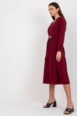 Sukienka Model TW-SK-BI-2021706.93P Bordo - Och Bella - S