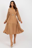 Sukienka Model TW-SK-BI-2021706.93P Camel - Och Bella - s Sukienka Model TW-SK-BI-2021706.93P Camel - Och Bella - s