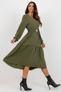 Sukienka Model TW-SK-BI-2021706.93P Khaki - Och Bella - s Sukienka Model TW-SK-BI-2021706.93P Khaki - Och Bella - s