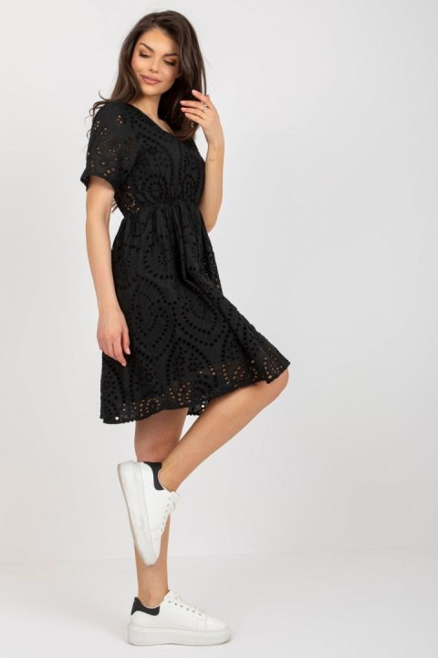 Sukienka Model TW-SK-BI-25222-2.34X Black - Och Bella - S Sukienka Model TW-SK-BI-25222-2.34X Black - Och Bella - S