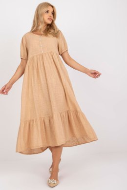 Sukienka Model TW-SK-BI-25504.19P Camel - Och Bella - S