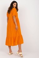 Sukienka Model TW-SK-BI-25504.19P Orange - Och Bella - S Sukienka Model TW-SK-BI-25504.19P Orange - Och Bella - S