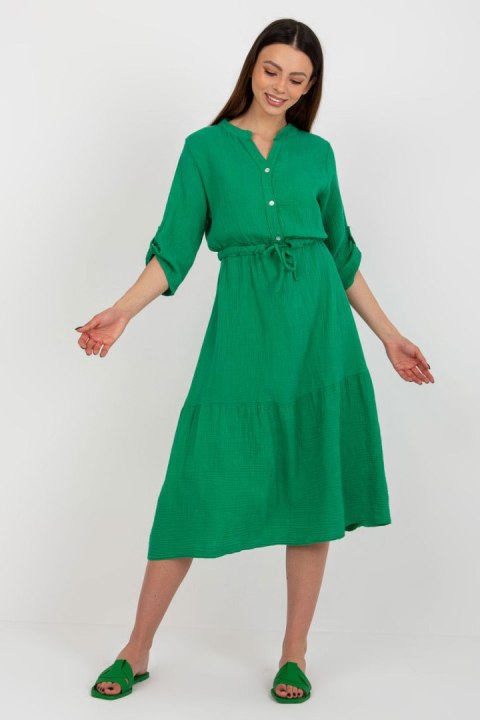 Sukienka Model TW-SK-BI-5829.11X Green - Och Bella - S Sukienka Model TW-SK-BI-5829.11X Green - Och Bella - S
