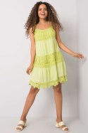 Sukienka Model TW-SK-BI-81593.28 Limonka - Och Bella - S Sukienka Model TW-SK-BI-81593.28 Limonka - Och Bella - S