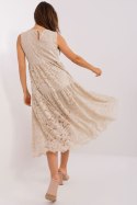 Sukienka Model TW-SK-BI-8246.37X Beige - Och Bella - XL Sukienka Model TW-SK-BI-8246.37X Beige - Och Bella - XL