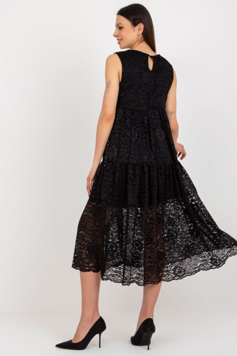 Sukienka Model TW-SK-BI-8246.37X Black - Och Bella - M Sukienka Model TW-SK-BI-8246.37X Black - Och Bella - M