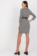 Sukienka Model TW-SK-BL-1007.32P Black/White - Och Bella - M