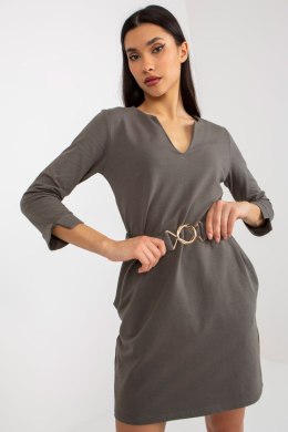 Sukienka Model TW-SK-BL-1011.17 Khaki - Och Bella - L