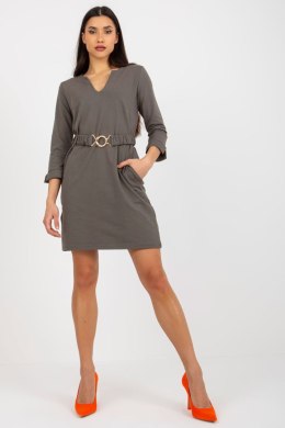 Sukienka Model TW-SK-BL-1011.17 Khaki - Och Bella - s