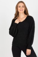 Sweter Damski Model TW-SW-BI-9029.84 Black - Och Bella - uniwersalny