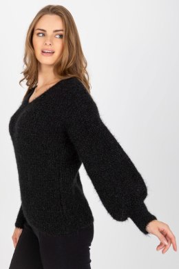 Sweter Damski Model TW-SW-BI-9029.84 Black - Och Bella - uniwersalny