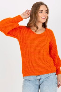 Sweter Damski Model TW-SW-BI-9029.84 Orange - Och Bella - uniwersalny