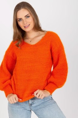 Sweter Damski Model TW-SW-BI-9029.84 Orange - Och Bella - uniwersalny