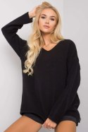 Sweter Damski Model TW-SW-BI-9802.25X Black - Och Bella - uniwersalny