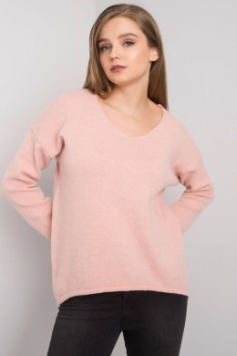 Sweter Damski Model TW-SW-BI-9802.25X Light Pink - Och Bella - uniwersalny