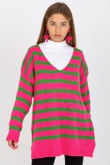 Sweter Damski Model TW-SW-BI-M59.25 Pink - Och Bella - uniwersalny
