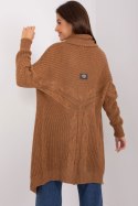 Sweter Kardigan Model TW-SW-BI-305.99P Brown - Och Bella - uniwersalny