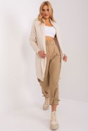 Sweter Kardigan Model TW-SW-BI-305.99P Light Beige - Och Bella - uniwersalny