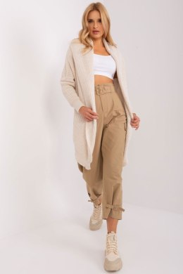 Sweter Kardigan Model TW-SW-BI-305.99P Light Beige - Och Bella - uniwersalny