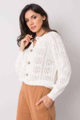 Sweter Kardigan Model TW-SW-BI-591.60 Ecru - Och Bella - uniwersalny