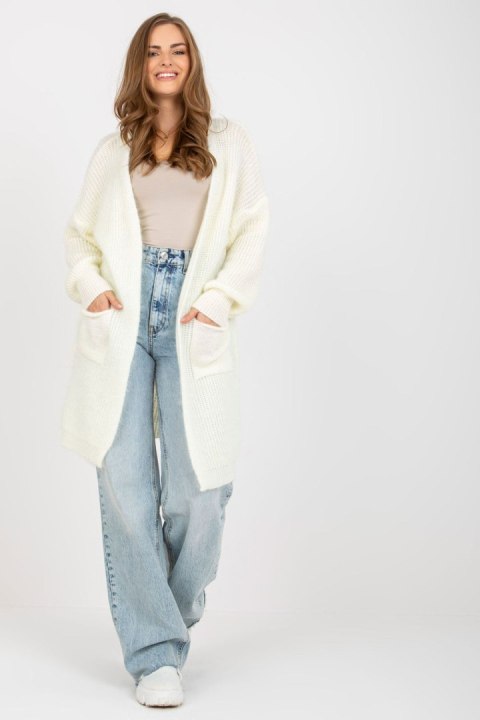 Sweter Kardigan Model TW-SW-BI-9019.82 Ecru - Och Bella - uniwersalny