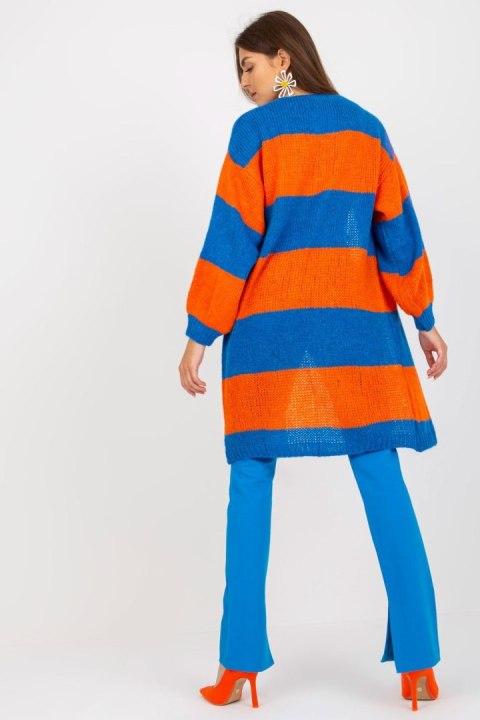 Sweter Kardigan Model TW-SW-BI-M3022.29X Blue - Och Bella - uniwersalny Sweter Kardigan Model TW-SW-BI-M3022.29X Blue - Och Bella - uniwersalny