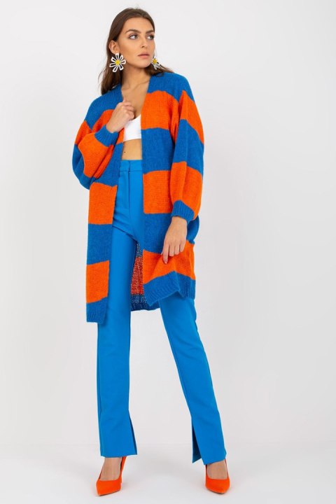 Sweter Kardigan Model TW-SW-BI-M3022.29X Blue - Och Bella - uniwersalny Sweter Kardigan Model TW-SW-BI-M3022.29X Blue - Och Bella - uniwersalny