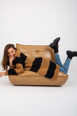 Sweter Kardigan Model TW-SW-BI-M3022.29X Camel - Och Bella - uniwersalny