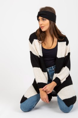 Sweter Kardigan Model TW-SW-BI-M3022.29X White/Black - Och Bella - uniwersalny