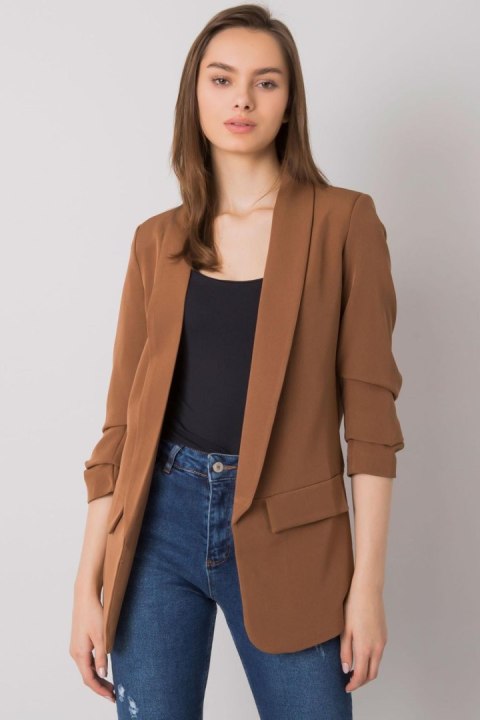 Żakiet Model TW-ZT-BI-22520.14 Brown - Och Bella - XL Żakiet Model TW-ZT-BI-22520.14 Brown - Och Bella - XL