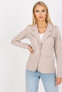 Żakiet Model TW-ZT-OB034.12 Beige - Och Bella - S Żakiet Model TW-ZT-OB034.12 Beige - Och Bella - S
