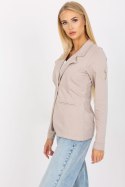 Żakiet Model TW-ZT-OB034.12 Beige - Och Bella - S Żakiet Model TW-ZT-OB034.12 Beige - Och Bella - S