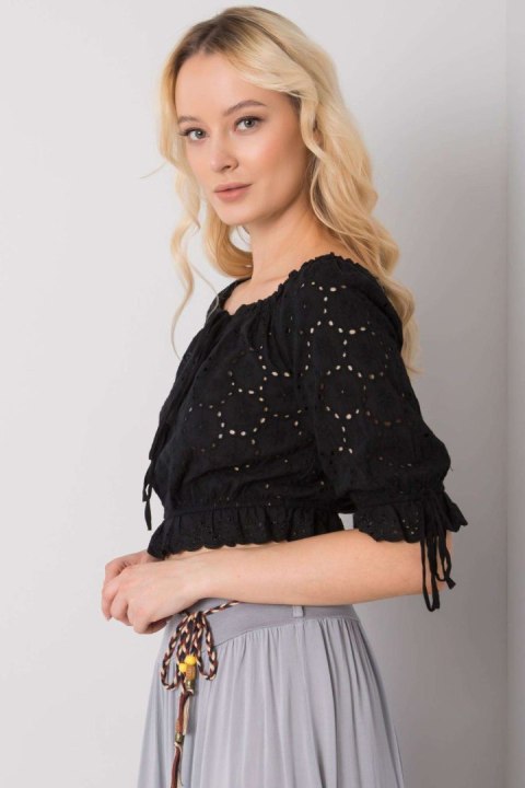 Bluzka Model TW-TP-BI-25455.43 Black - Och Bella - s Bluzka Model TW-TP-BI-25455.43 Black - Och Bella - s