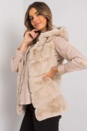Kamizelka Damska Model TW-KZ-2116.48P Beige - Och Bella - L Kamizelka Damska Model TW-KZ-2116.48P Beige - Och Bella - L