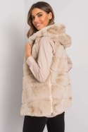 Kamizelka Damska Model TW-KZ-2116.48P Beige - Och Bella - XL Kamizelka Damska Model TW-KZ-2116.48P Beige - Och Bella - XL