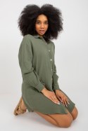 Koszula Damska Model TW-KS-BI-82639.16X Khaki - Och Bella - XL Koszula Damska Model TW-KS-BI-82639.16X Khaki - Och Bella - XL