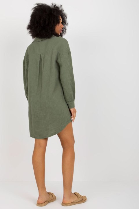 Koszula Damska Model TW-KS-BI-82639.16X Khaki - Och Bella - XL Koszula Damska Model TW-KS-BI-82639.16X Khaki - Och Bella - XL
