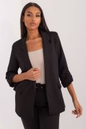 Marynarka Model TW-ZT-BI-27192.44P Black - Och Bella - L Marynarka Model TW-ZT-BI-27192.44P Black - Och Bella - L